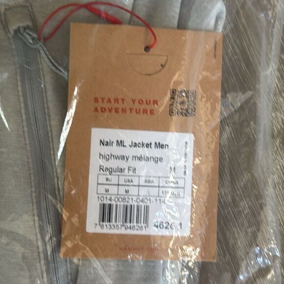 Mammut Nair ML Jacket - Men's Highway Melange Medium NWT in packaging - Picture 7 of 7